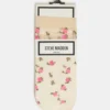 2 Flower Pack Sheer Anklet Socks Vanilla