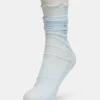 2 Pack Sofia Solid Mesh Crew Socks Light Blue 2 Pack Sofia Solid Mesh Crew Socks Light Blue
