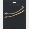 2-Piece Rhinestone Chain Anklet Set 2-Piece Rhinestone Chain Anklet Set