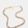 2-Piece Rhinestone Chain Anklet Set 2-Piece Rhinestone Chain Anklet Set