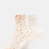 2 Wildflower Pack Tulle Socks Blush 2 Wildflower Pack Tulle Socks Blush