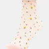 2 Wildflower Pack Tulle Socks Blush 2 Wildflower Pack Tulle Socks Blush