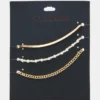 3-Piece Chain Anklet Set 3-Piece Chain Anklet Set