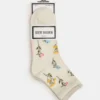 4 Bloom Pack Flower Socks Ivory Multi 4 Bloom Pack Flower Socks Ivory Multi
