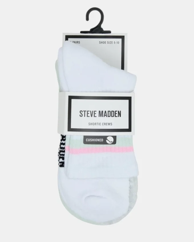 5 Pack Striped Socks White Multi 5 Pack Striped Socks White Multi