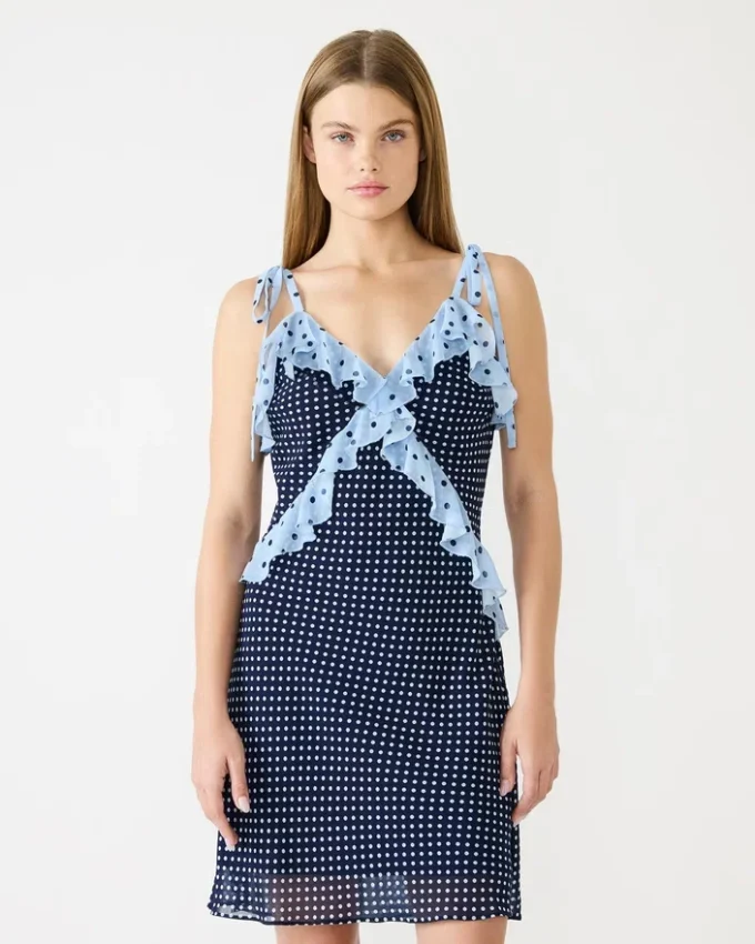 Adalina Mini Dress Vintage Navy Adalina Mini Dress Vintage Navy