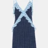 Adalina Mini Dress Vintage Navy Adalina Mini Dress Vintage Navy