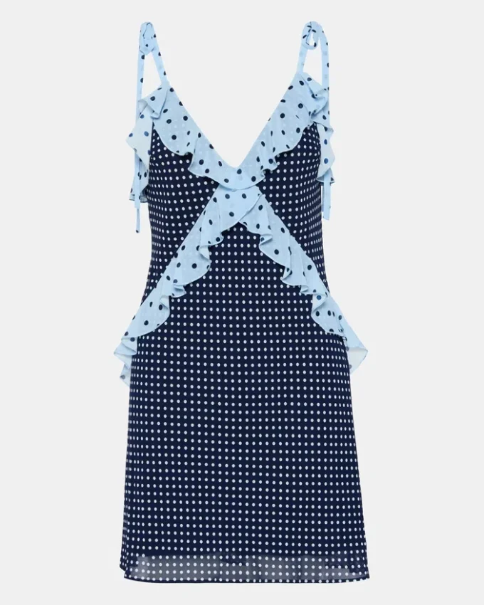 Adalina Mini Dress Vintage Navy Adalina Mini Dress Vintage Navy