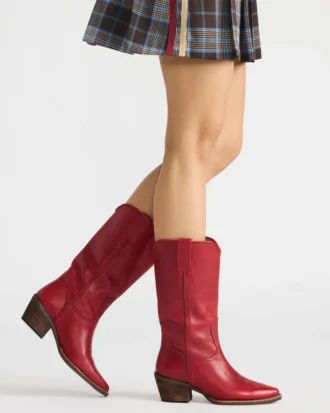 Albany Red Leather