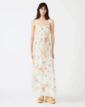 Alexus Dress Vintage Ivory