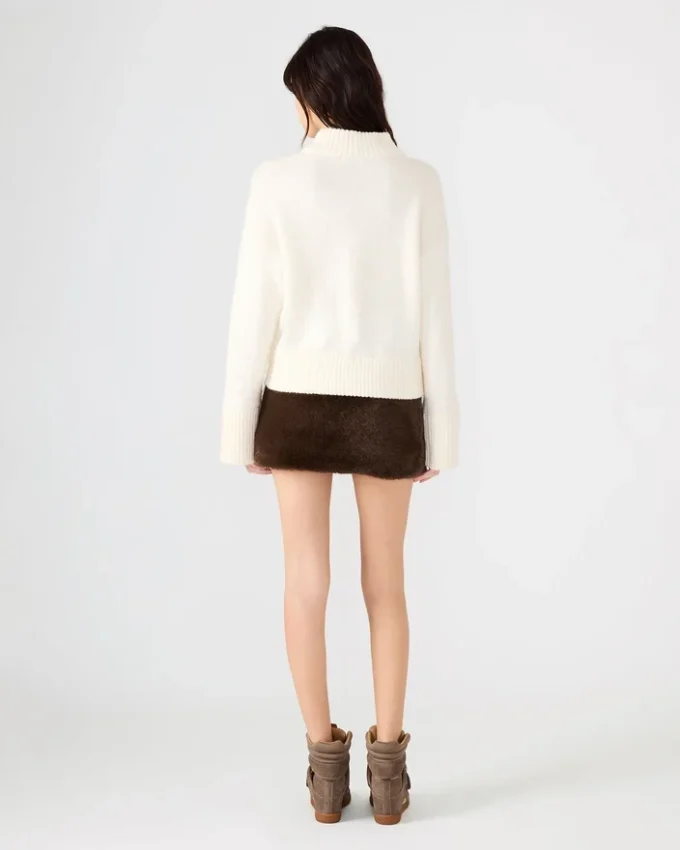 Aviva Faux Fur Skirt Dark Espresso Aviva Faux Fur Skirt Dark Espresso