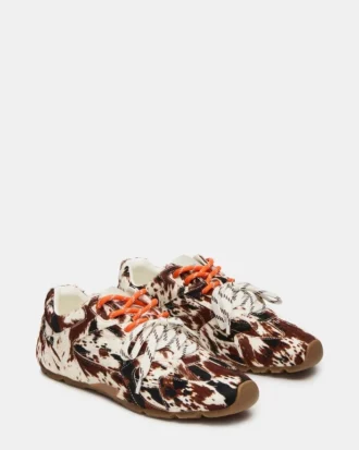 Aziel Brown Cow Print