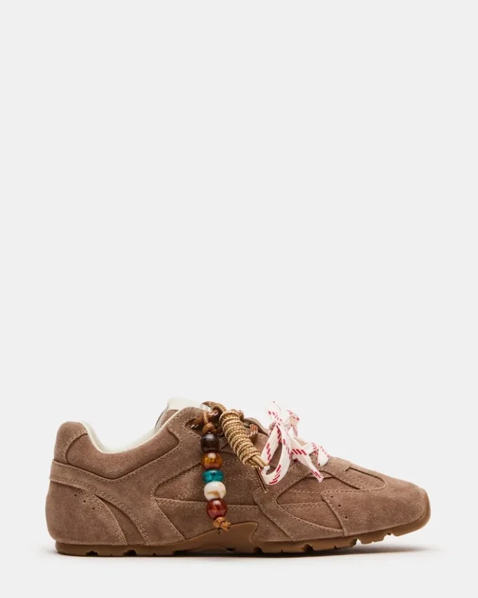 Aziel Charm Taupe Suede