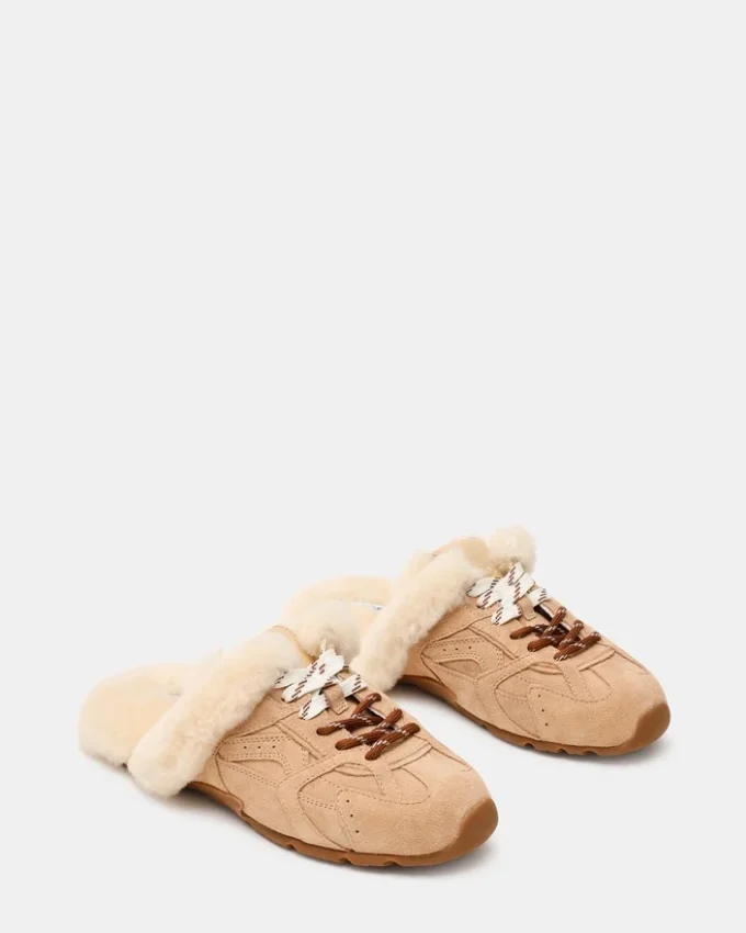 Aziel Mule Faux Fur Natural Aziel Mule Faux Fur Natural