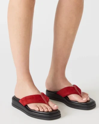 Bella Red Suede Bella Red Suede