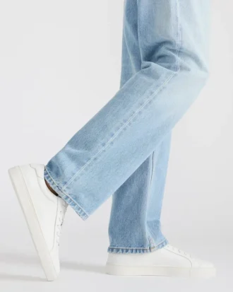 Bondd White Leather
