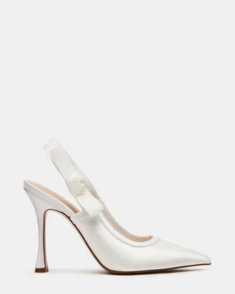 Bri White Satin