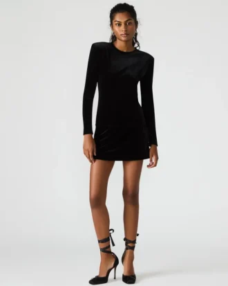 Cindi Velvet Skort Black Cindi Velvet Skort Black