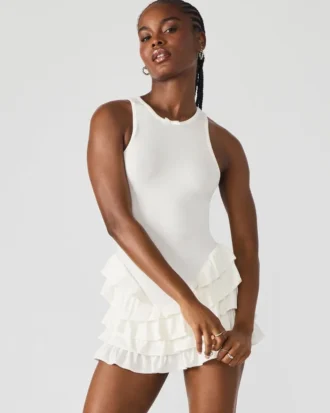 Clea Dress White
