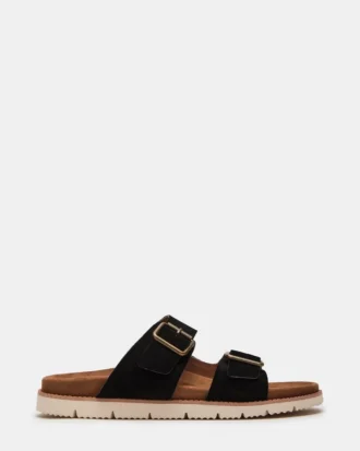 Corban Black Suede