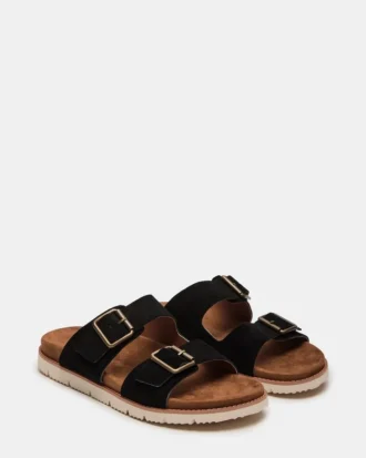 Corban Black Suede