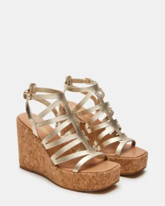 Cozette Gold Leather