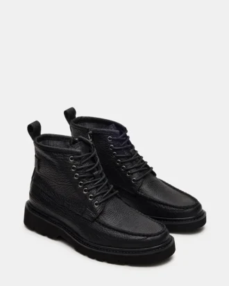 Dael Black Leather