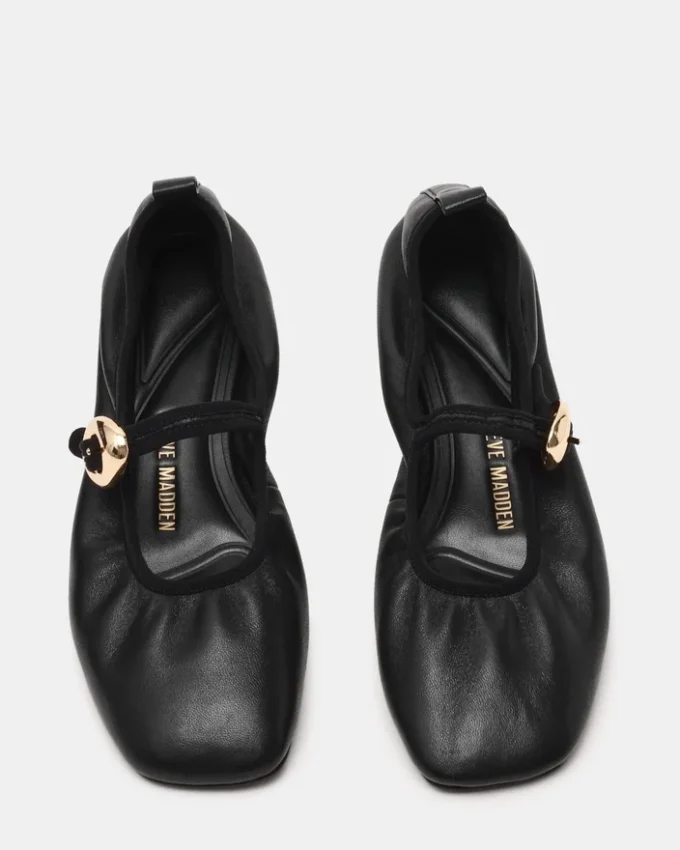 Daffia Black Leather Daffia Black Leather