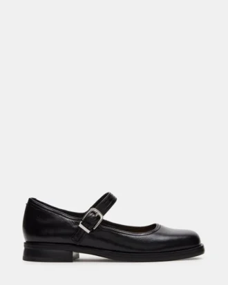 Delancy Black Leather