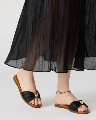 Dipsy Black Leather
