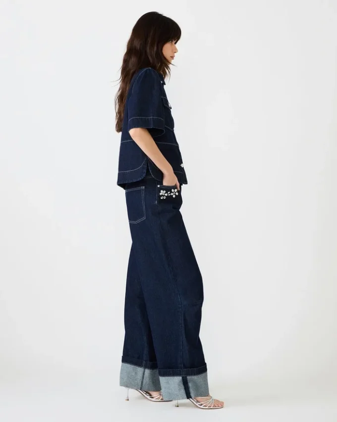 Eliana Top Bijou Blue Eliana Top Bijou Blue