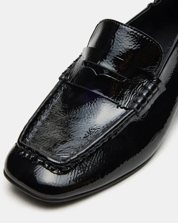 Estee Black Crinkle Patent Estee Black Crinkle Patent