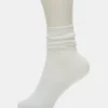 Fishnet Slouchy Crew Socks White Fishnet Slouchy Crew Socks White