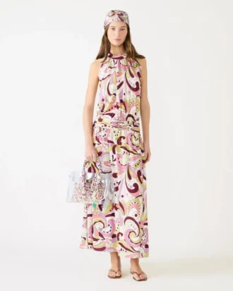 Gala Dress Petal Paisley