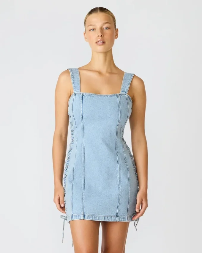 Gianka Dress Hazey Blue Gianka Dress Hazey Blue