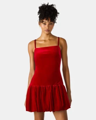 Giovanna Dress Red Velvet Giovanna Dress Red Velvet