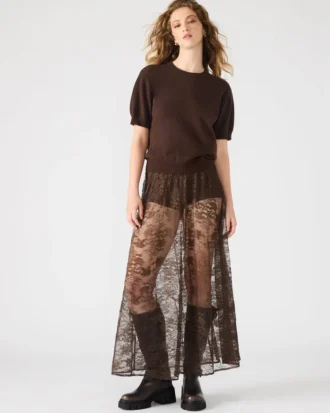 Gisela Skirt Dark Espresso Gisela Skirt Dark Espresso