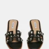 Hadyn Studs Black Leather Hadyn Studs Black Leather