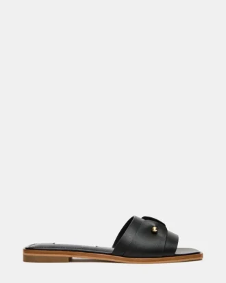 Hasten Black Leather