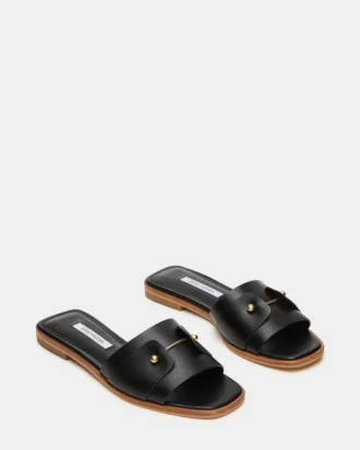 Hasten Black Leather