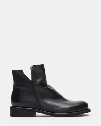 Hughie Black Leather