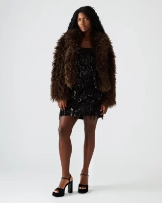 Inaya Coat Dark Espresso Inaya Coat Dark Espresso