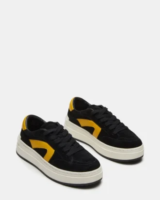 Kickflip Black Suede