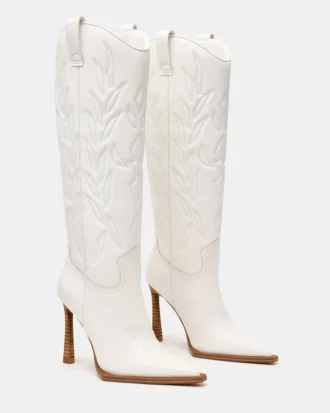 Kinzee White Leather
