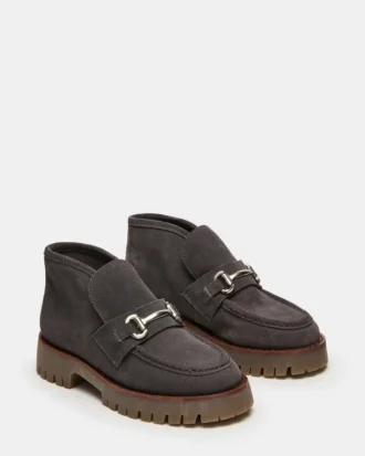Leon Grey Suede