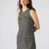 Louie Dress Black/White Louie Dress Black/White