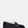 Madison Faux Fur Black Leather Madison Faux Fur Black Leather