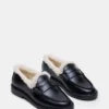 Madison Faux Fur Black Leather Madison Faux Fur Black Leather