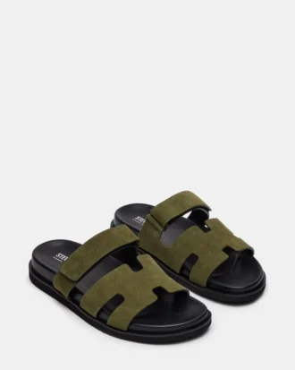 Maiven Green Suede