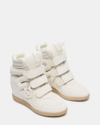 Mavis White Suede